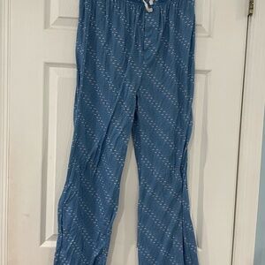 Vineyard Vines Boys Hockey Stick Blue Pajama Pants Size XL